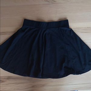 Black high waisted skirt